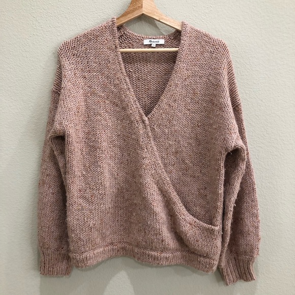 Madewell Sweaters - Madewell Beresford Front Wrap Pullover Sweater